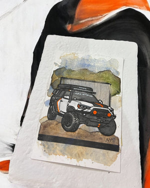 Inspiration from @xtrmland’s 4Runner | Handmade Artwork