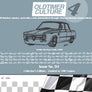 OldtimerCulture #4 | 100 Vehicles, 100 Charcoal Sketches | Limited to 300 Copies