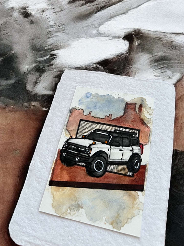 Inspiration from @bronco_billy_24’s Bronco| Handmade Artwork