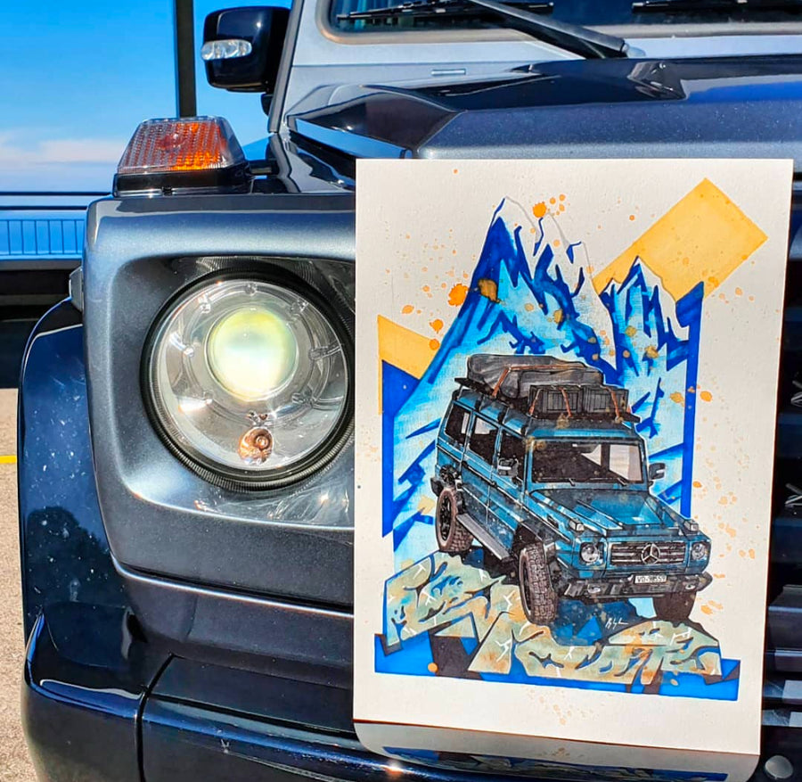 BESPOKE | Handmade ARTWORK For Your Car (A4-A3-A2 and A1 size)