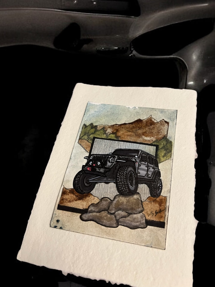 Inspiration from @mikeflex_07’s Jeep | Handmade Artwork