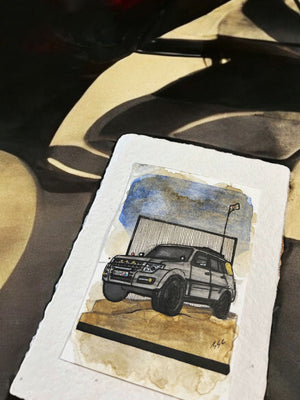 Inspiration from @shijumanuel’s Pajero| Handmade Artwork