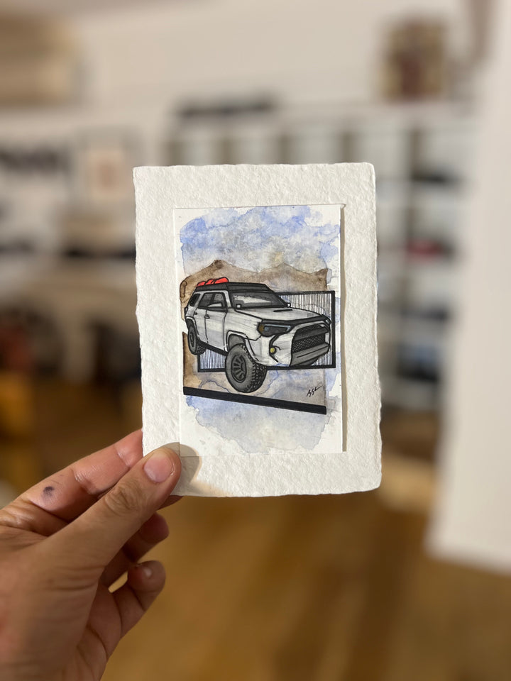 Inspiration from @silvara4r’s 4Runner| Handmade Artwork