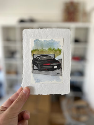 BESPOKE | Framed Handmade ARTWORK For Your Car (A6 Size)