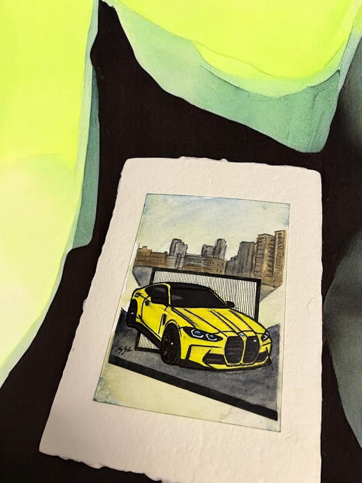 Inspiration from by @carreras_callejeras_tj_’s BMW| Handmade Artwork