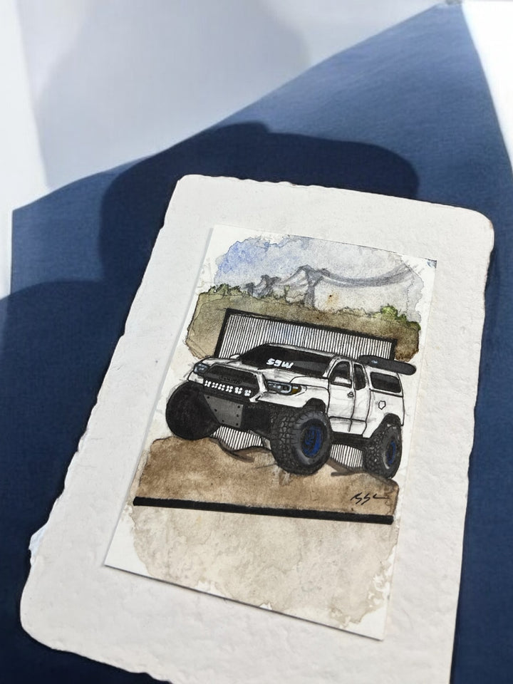 Inspiration from @mar_offroad’s Tacoma| Handmade Artwork