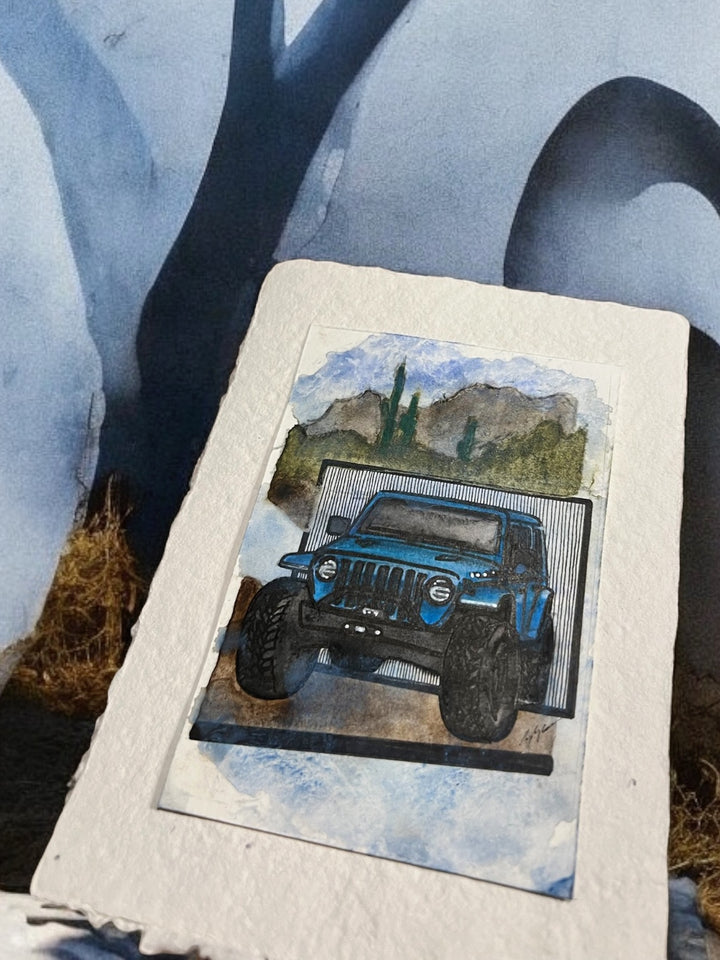 Inspiration from @hydroblue_jl’s Wrangler| Handmade Artwork