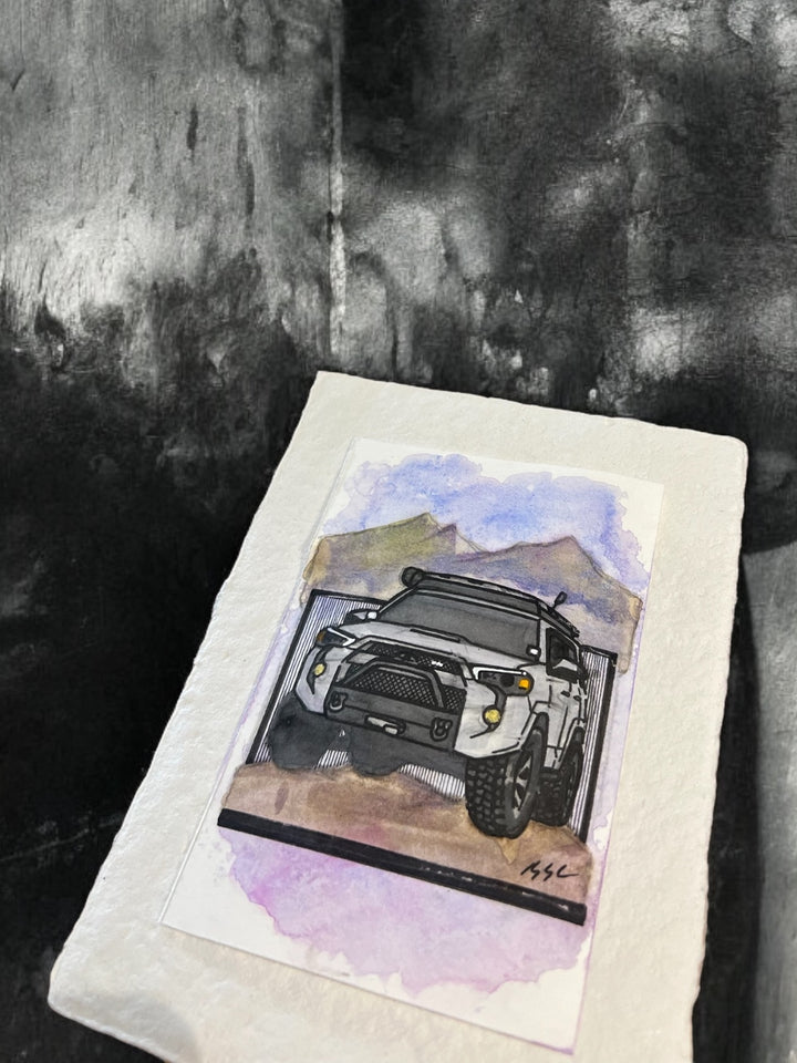 Inspiration from @cboffroadadventures’s 4Runner| Handmade Artwork