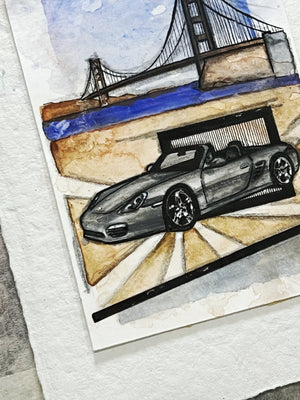 Inspiration from @leah_the_987.2’s Boxster | Handmade Artwork