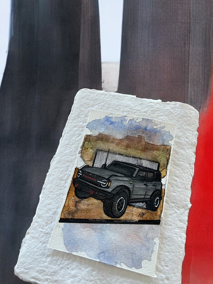 Inspiration from @frank_the_tank_badlands’s Bronco| Handmade Artwork