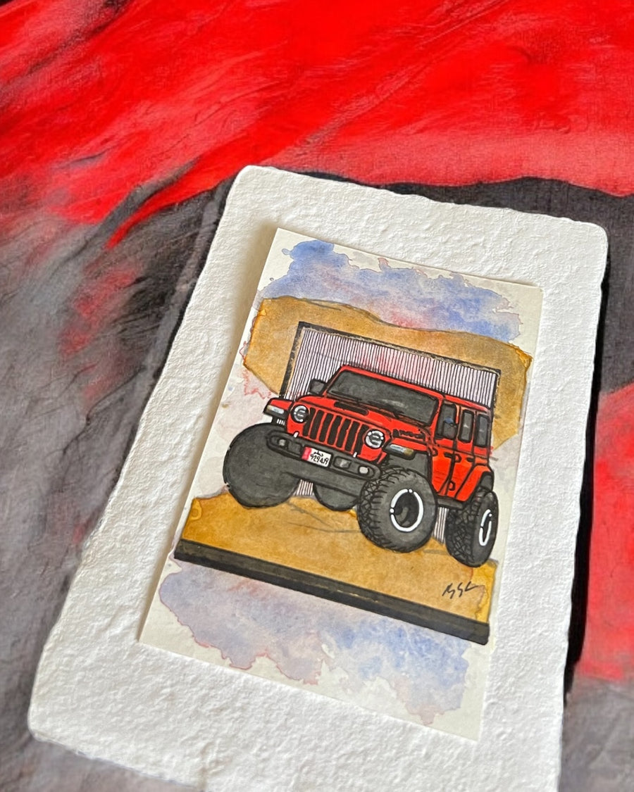 Inspiration from @fk_fleet08’s Jeep| Handmade Artwork