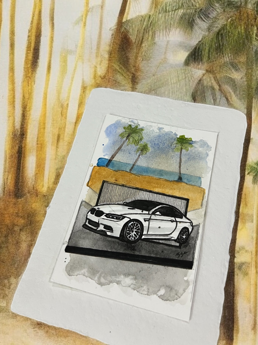 Inspiration from @f90.kar’s E92| Handmade Artwork