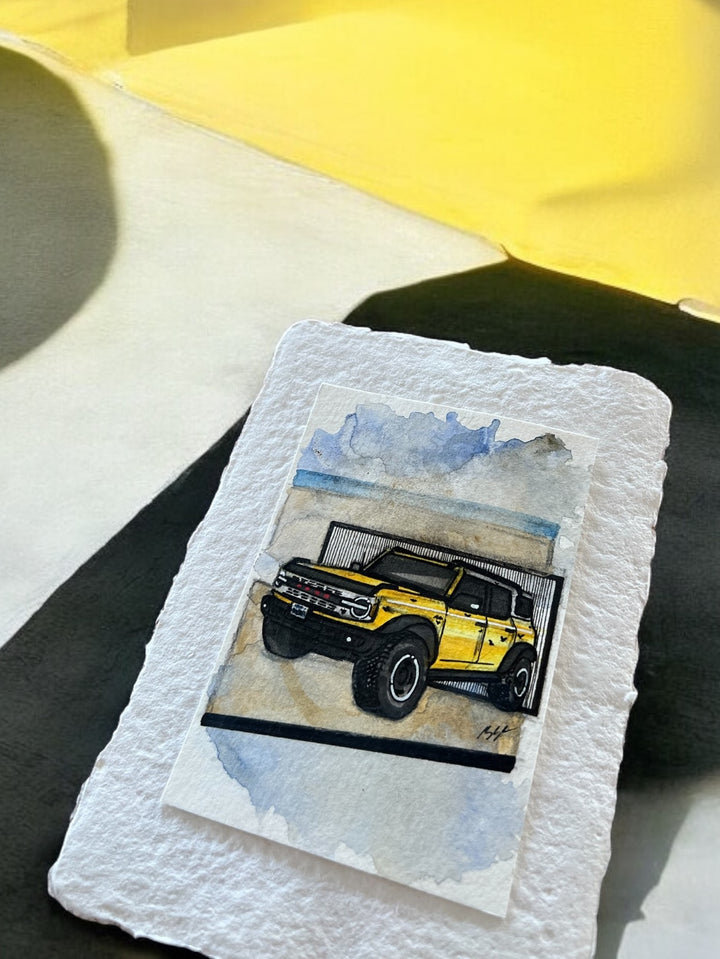 Inspiration from @bychotabronco’s Bronco| Handmade Artwork