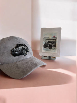 Inspiration from @7araakat’s Jeeps| Handmade Artwork and Hat