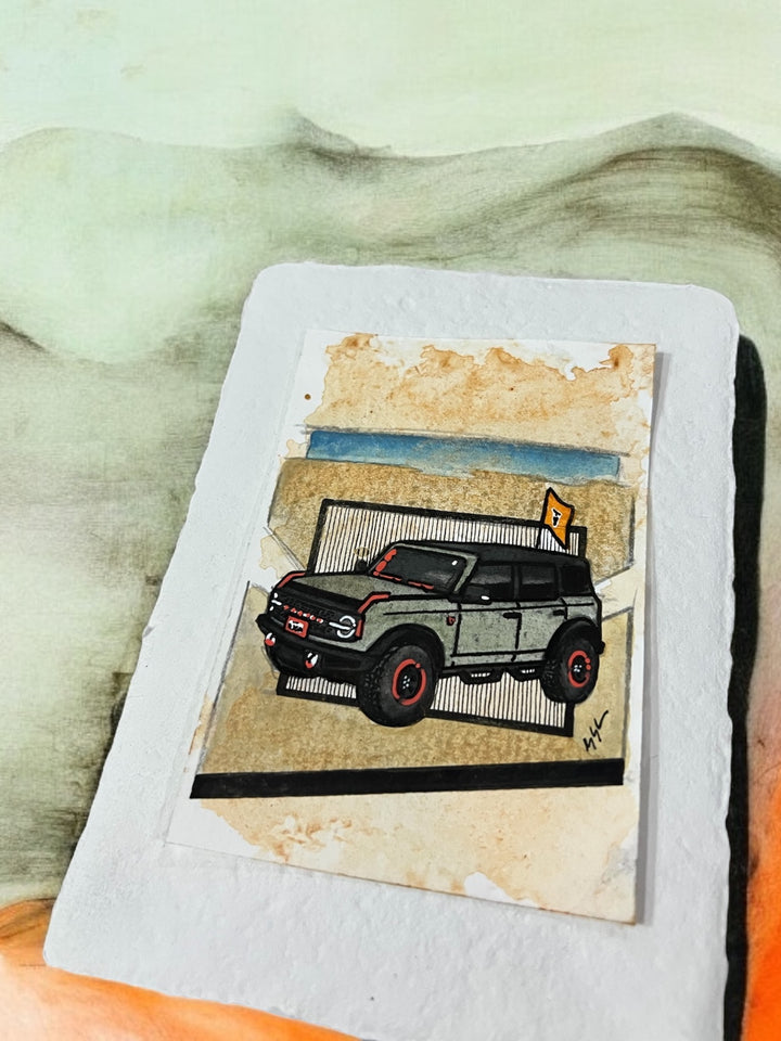 Inspiration from @greenreaper21’s Bronco| Handmade Artwork