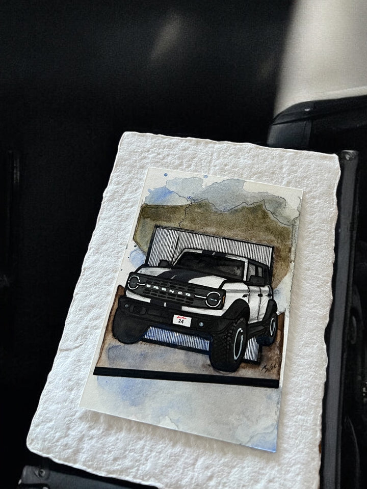 Inspiration from @spicoli24bronco’s Bronco| Handmade Artwork