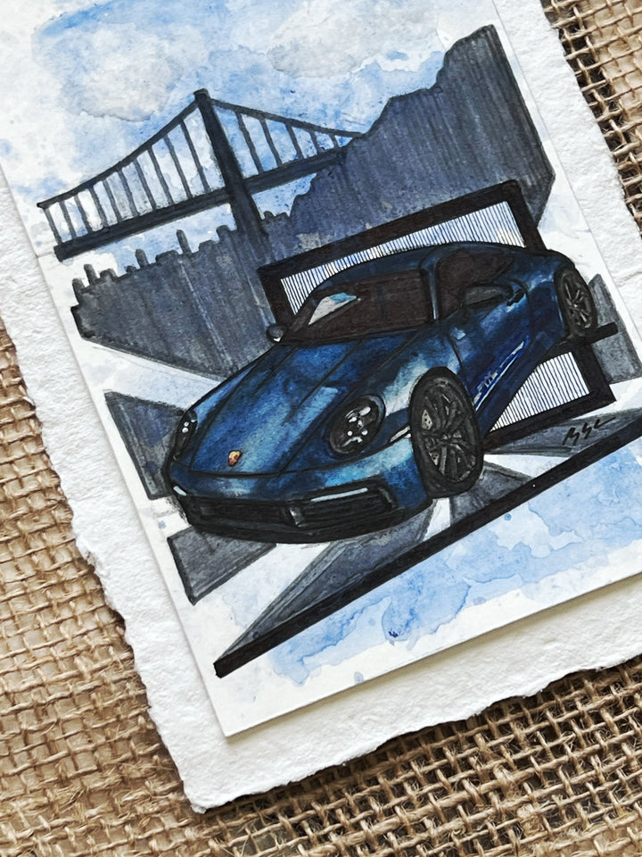 Inspiration from @mr.gen.t’s 992 Carrera T| Handmade Artwork