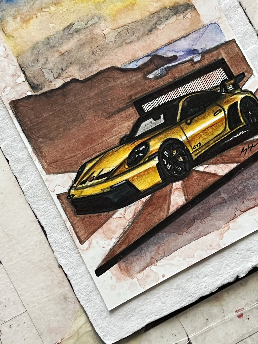 Inspiration from @racinggt3’s 992 GT3 | Handmade Artwork
