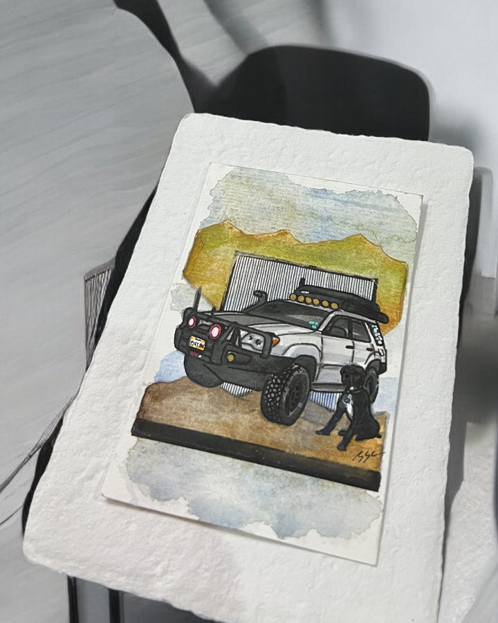 Inspiration from @magoos4runner’s 4Runner| Handmade Artwork