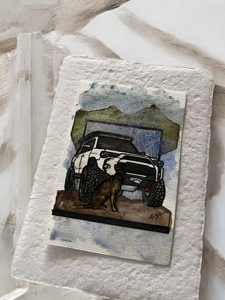 Inspiration from @inuka_4runner’s 4Runner| Handmade Artwork