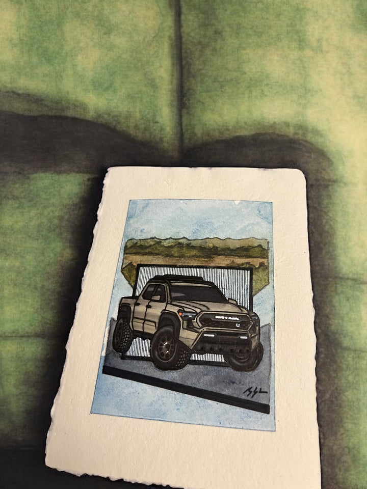 Inspiration from @roastedx4thgen’s Tacoma | Handmade Artwork