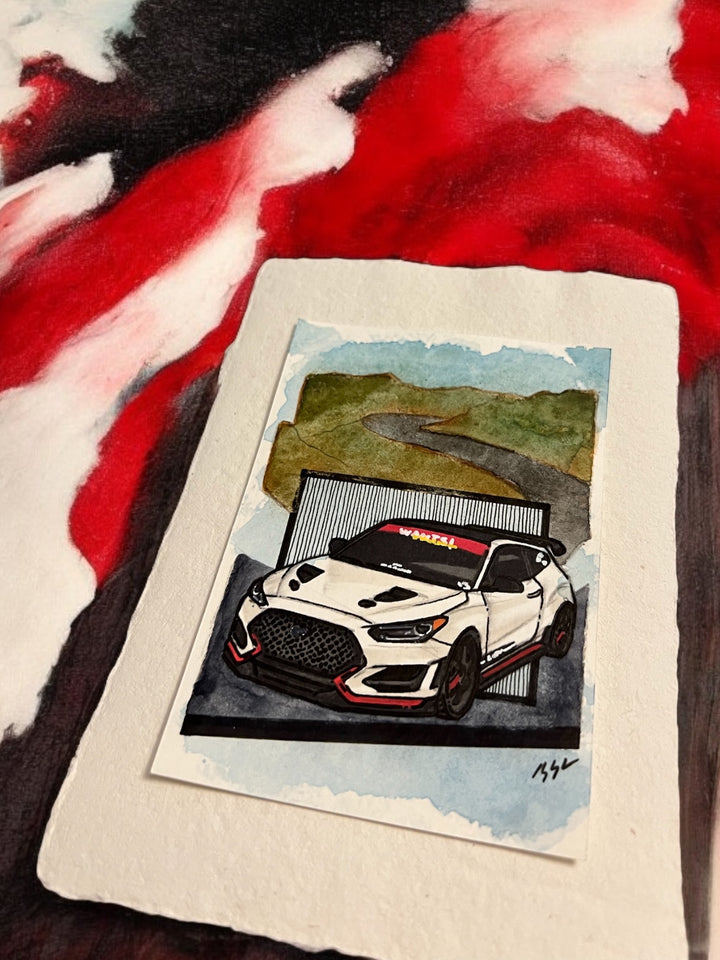 Inspiration from @deadset.zr2’s Hyundai| Handmade Art