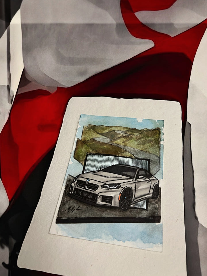 Inspiration from by @e34don’s BMW| Handmade Artwork