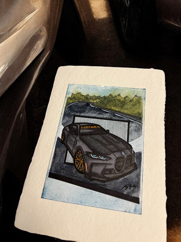 Inspiration from by @mjclutch23’s BMW| Handmade Artwork