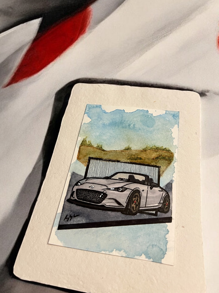 Inspiration from @deadset.zr2’s Miata| Handmade Art
