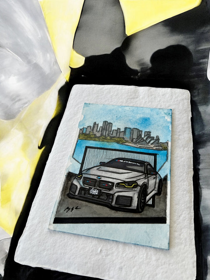 Inspiration from by @frozen__m2’s BMW| Handmade Artwork