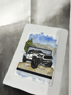 Inspiration from @_faded_yoda_’s Tacoma| Handmade Artwork