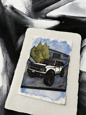 Inspiration from @kalakas.built’s Bronco| Handmade Artwork