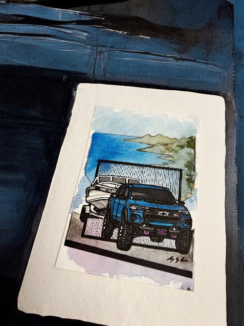 Inspiration from @zr2girlz’s Colorado ZR2| Handmade Artwork