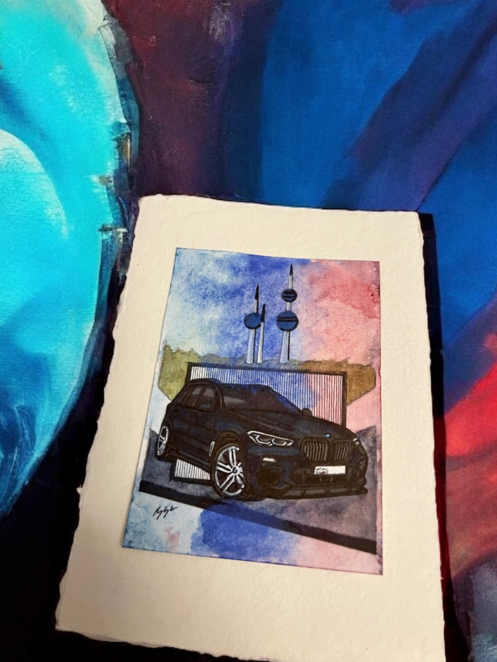 Inspiration from by @r8z_x5m’s BMW| Handmade Artwork