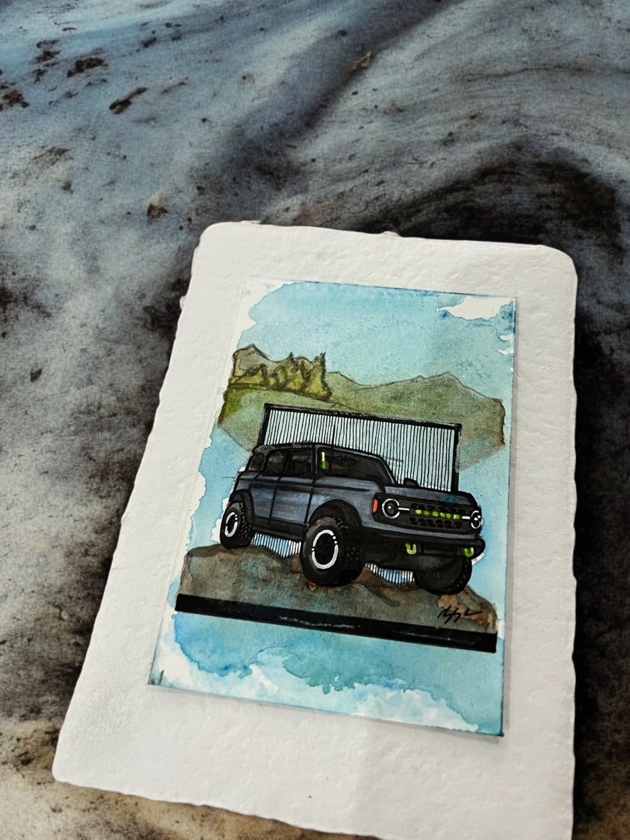 Inspiration from @mystique_sas_bronco’s Bronco| Handmade Artwork