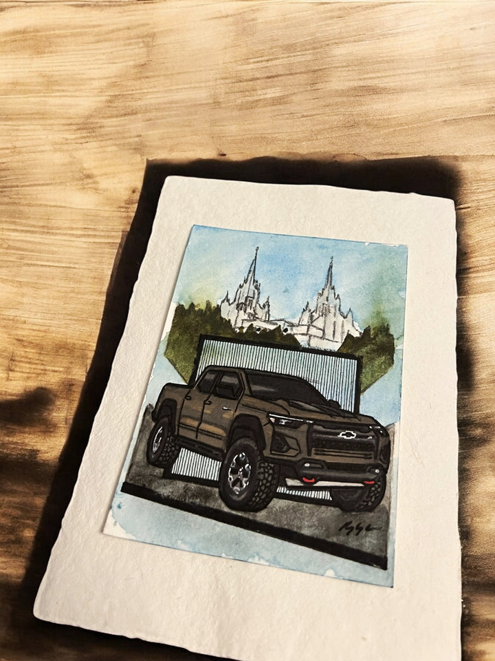 Inspiration from @traildoc_zr2’s Colorado ZR2| Handmade Artwork