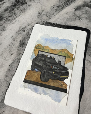 Inspiration from @4lo4runner’s Toyota| Handmade Artwork