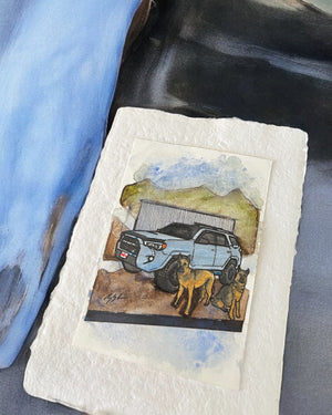 Inspiration from @stormrunner.wanders’s 4Runner| Handmade Artwork