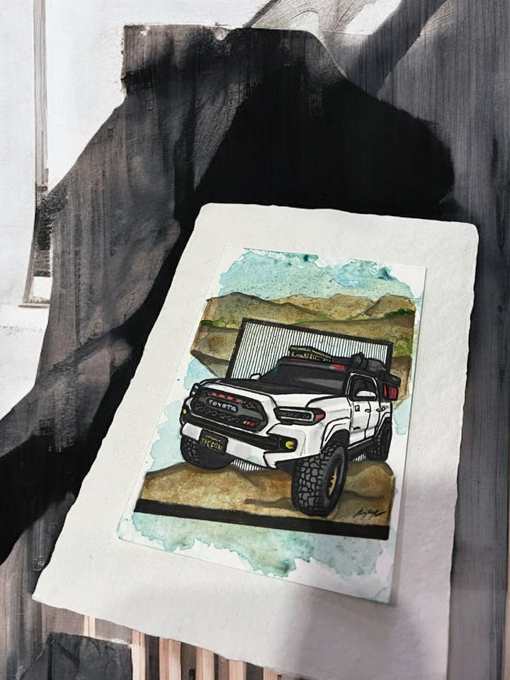 Inspiration from @tacobout_adventures’s Tacoma| Handmade Artwork