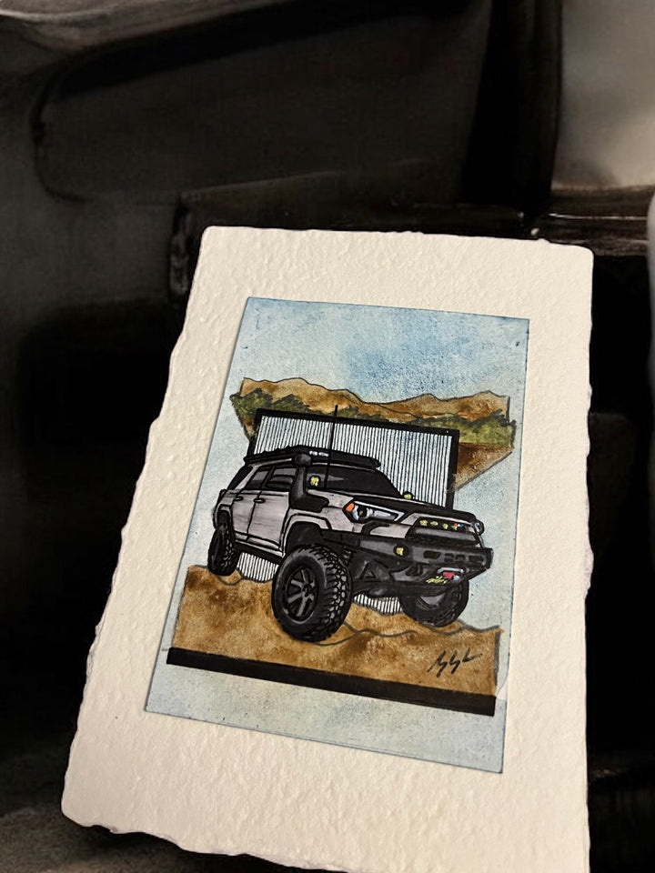 Inspiration from @overland_sailor 4runner | Handmade Artwork