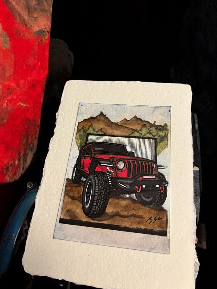 Inspiration from @svtrpt_jeep’s Wrangler | Handmade Artwork