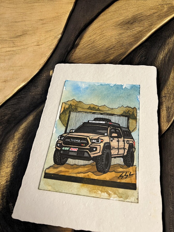 Inspiration from @skibum.tacoma’s Tacoma| Handmade Artwork