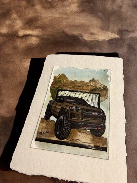 Inspiration from @bronze_zr2’s Colorado ZR2| Handmade Artwork