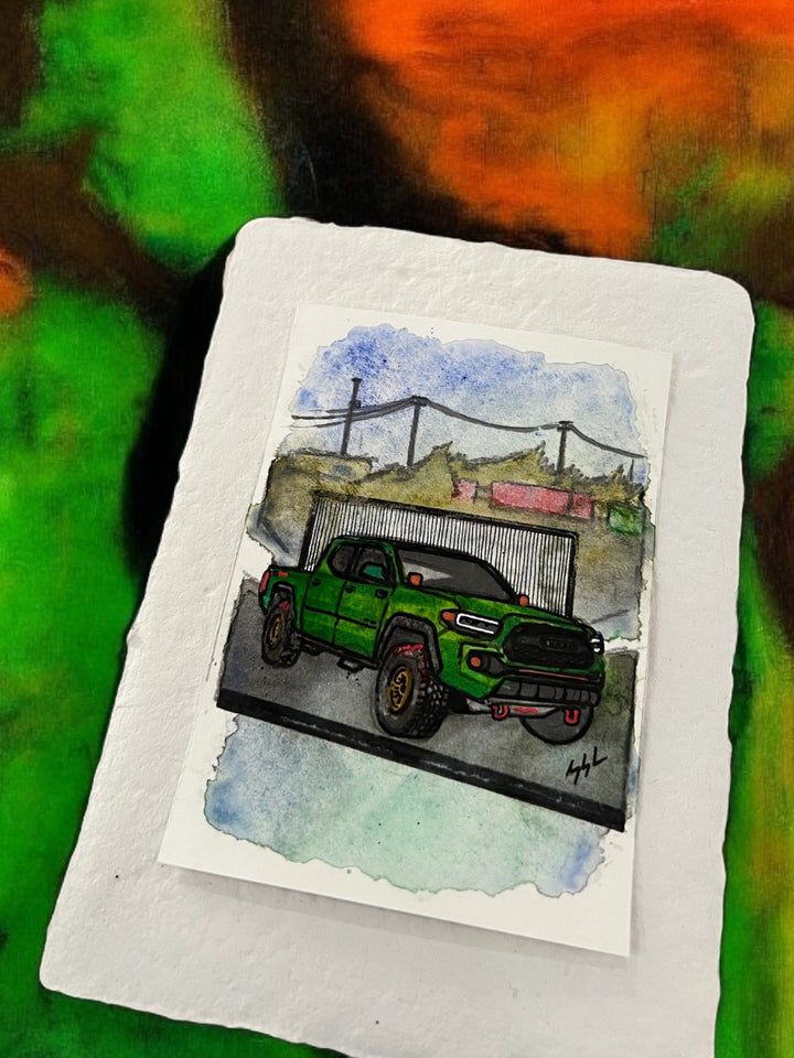 Inspiration from @javicorona_trd’s Tacoma| Handmade Artwork