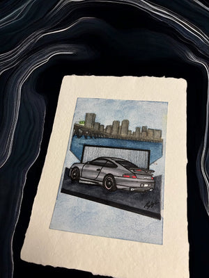 Inspiration from by @__domthom’s 996 aerokit| Handmade Artwork