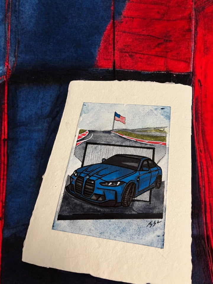 Inspiration from by @smb.g80’s BMW| Handmade Artwork