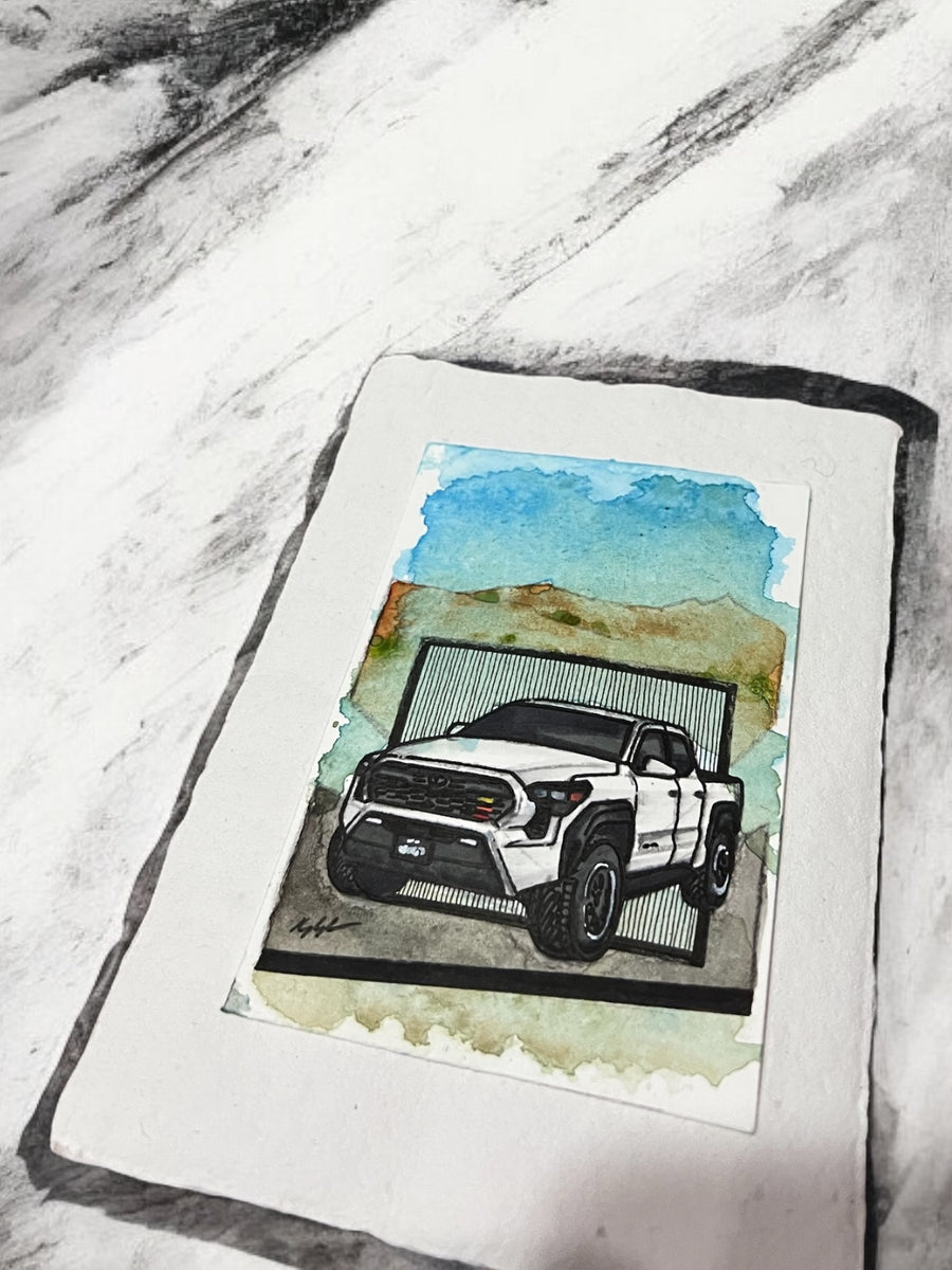 Inspiration from @nikotaco_trd24’s Tacoma| Handmade Artwork