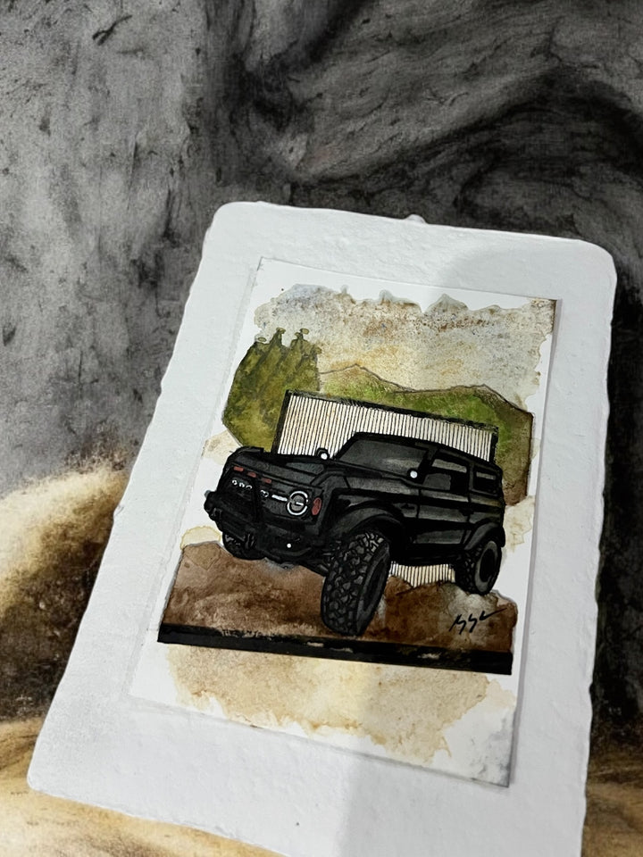 Inspiration from @bandit_2021_bronco’s Bronco| Handmade Artwork