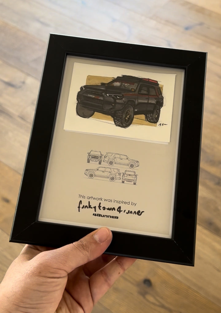 Inspiration from @funkytown4runner’s Toyota | Handmade Artwork