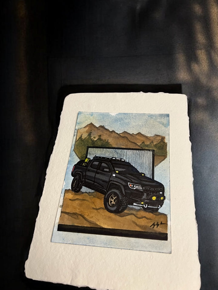 Inspiration from @zeeker_zr2_’s Colorado ZR2| Handmade Artwork